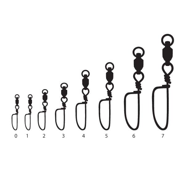 Ball Bearing Swivel with Coastlock Snap Teflon Coated_2